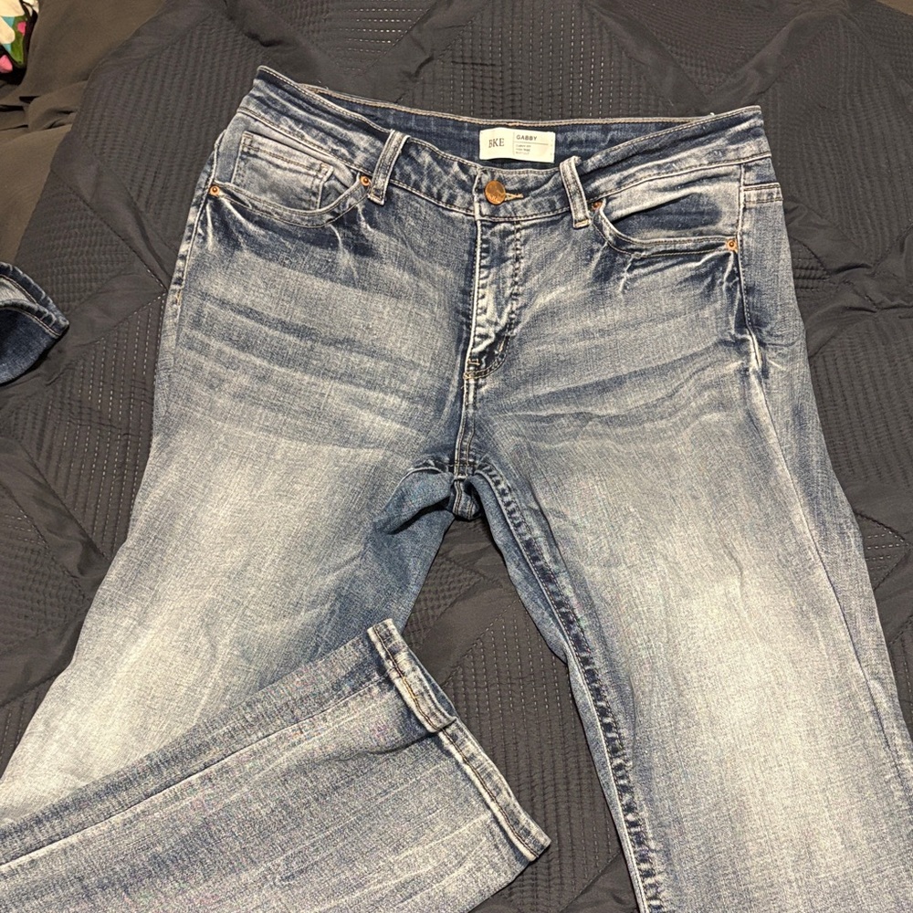 BKE Light Wash Straight Leg Jeans